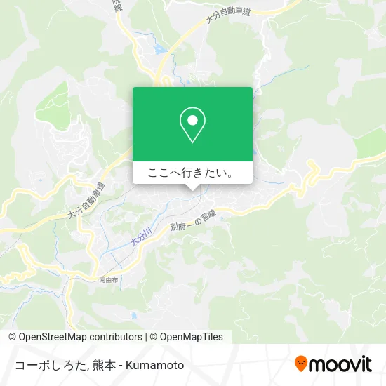 コーポしろた地図