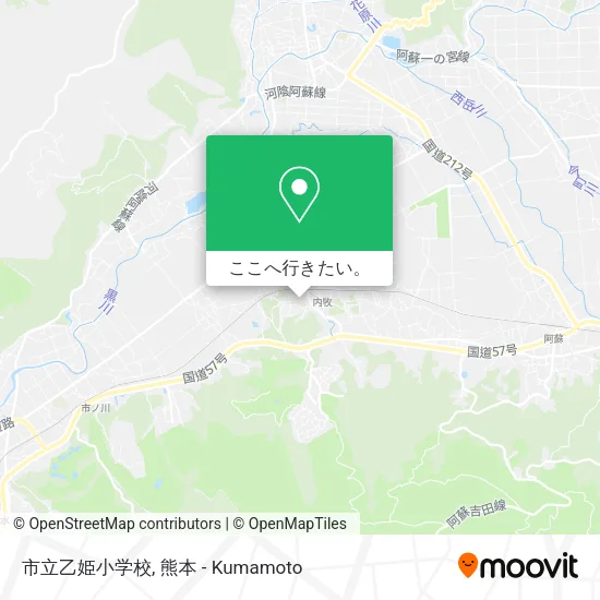 市立乙姫小学校地図