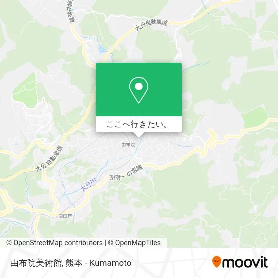 由布院美術館地図