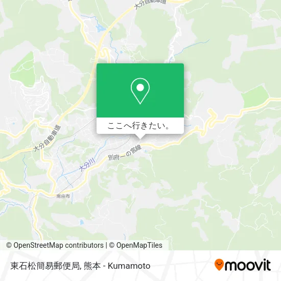 東石松簡易郵便局地図