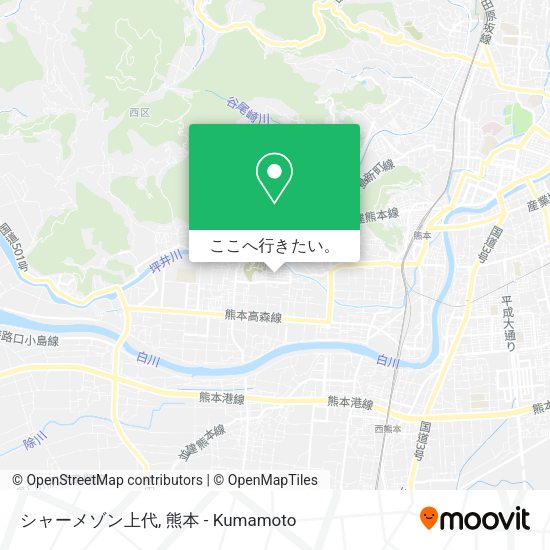 シャーメゾン上代地図