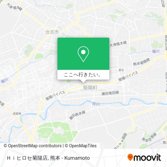Ｈｉヒロセ菊陽店地図