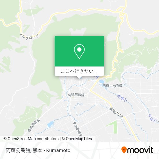 阿蘇公民館地図