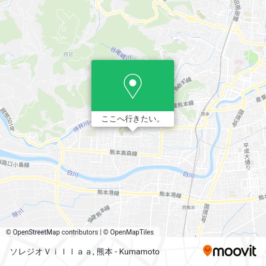 ソレジオＶｉｌｌａａ地図