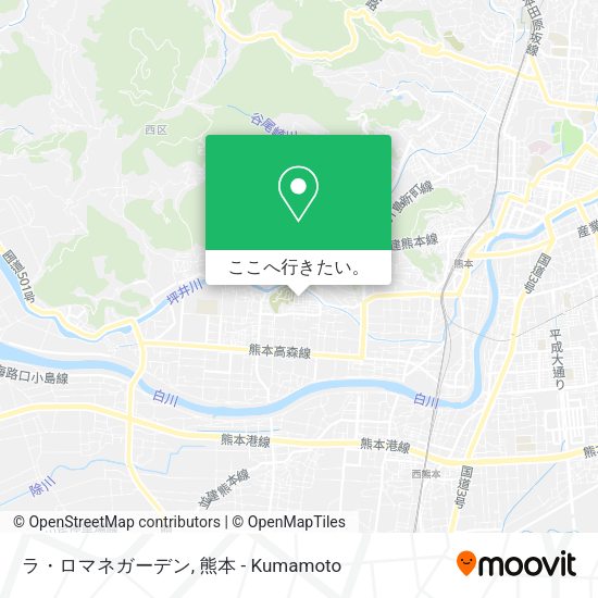 ラ・ロマネガーデン地図