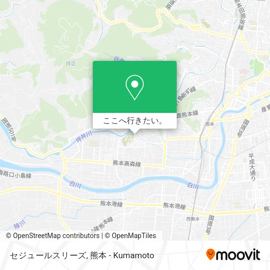 セジュールスリーズ地図