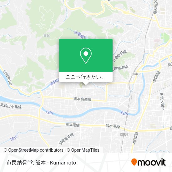 市民納骨堂地図