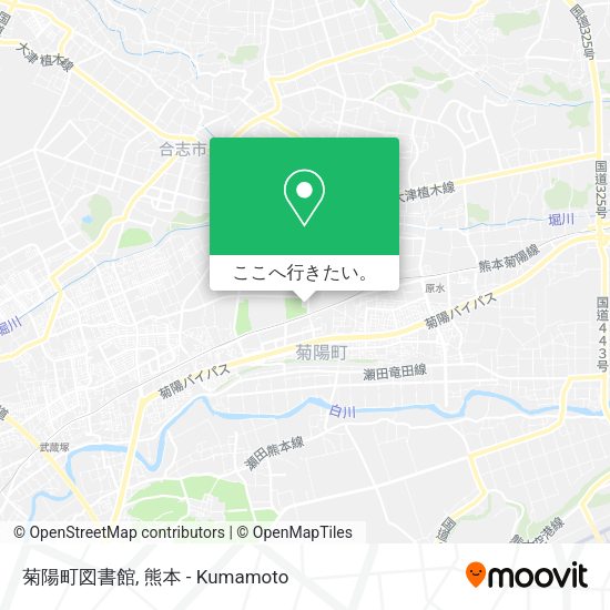 菊陽町図書館地図
