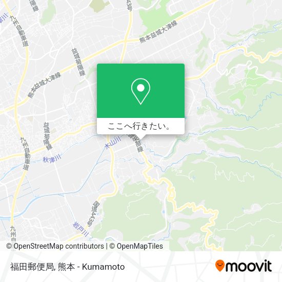 福田郵便局地図