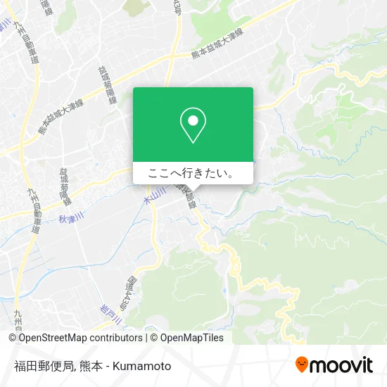 福田郵便局地図
