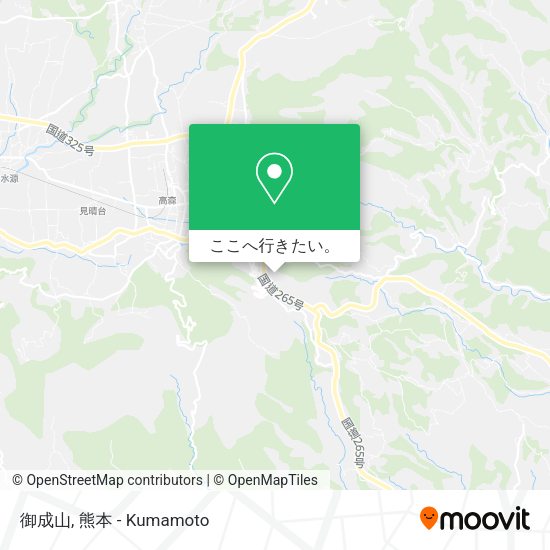 御成山地図