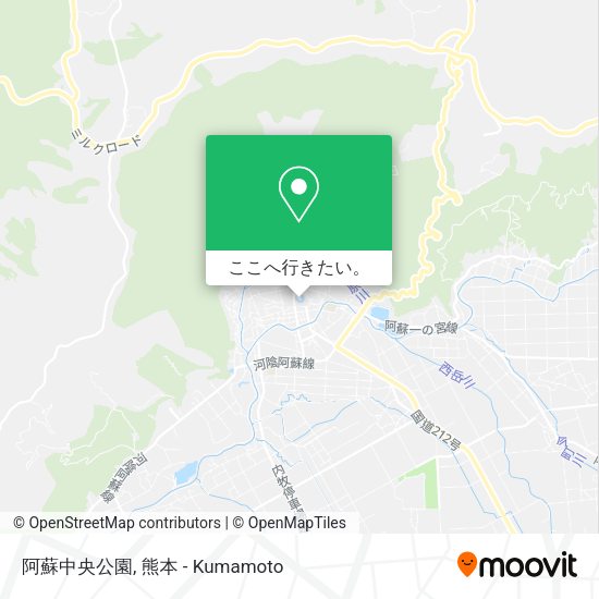 阿蘇中央公園地図