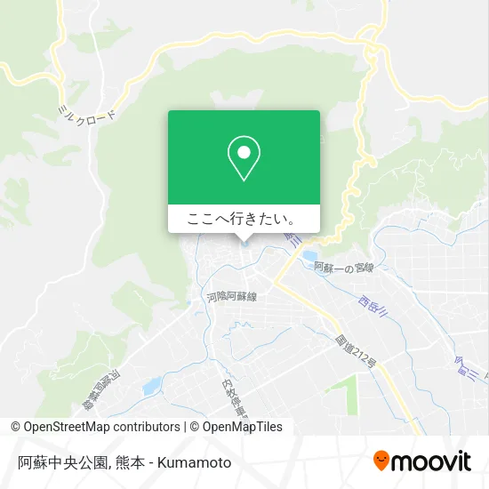 阿蘇中央公園地図