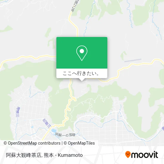 阿蘇大観峰茶店地図