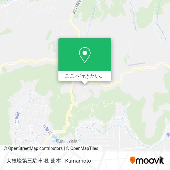 大観峰第三駐車場地図