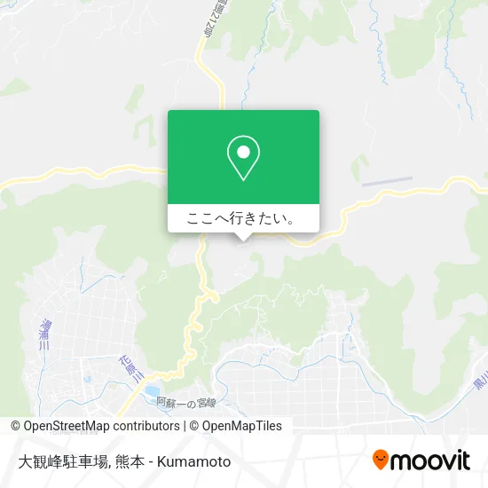 大観峰駐車場地図