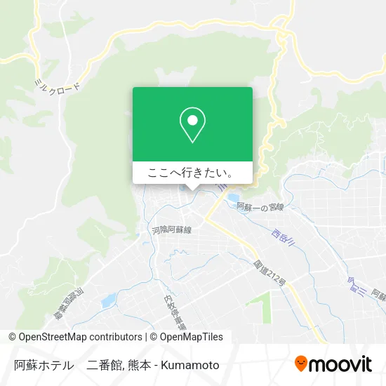 阿蘇ホテル　二番館地図