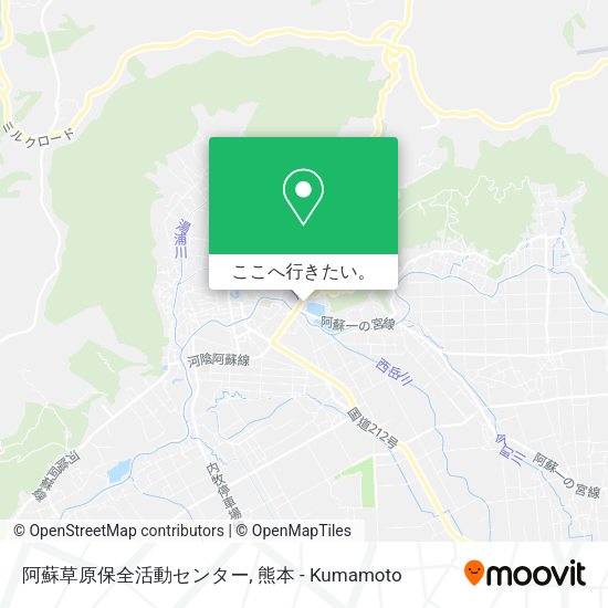 阿蘇草原保全活動センター地図