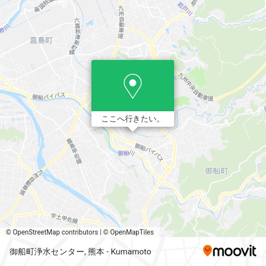 御船町浄水センター地図