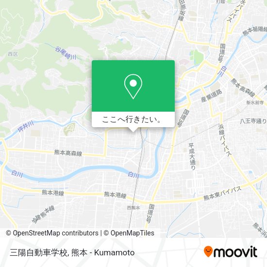 三陽自動車学校地図