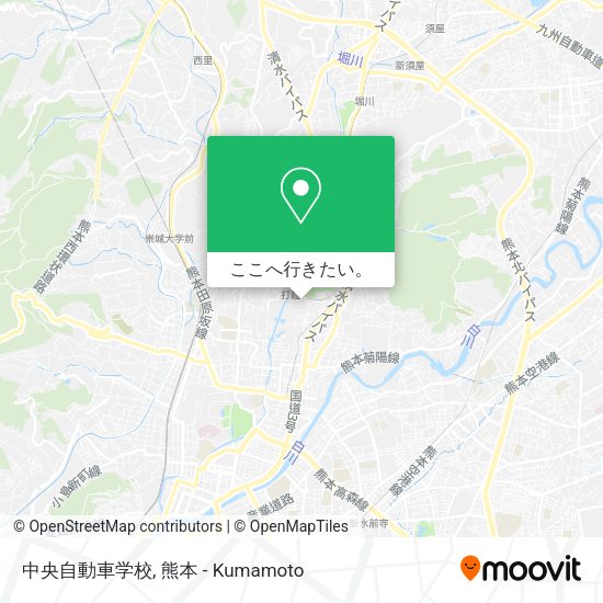 中央自動車学校地図
