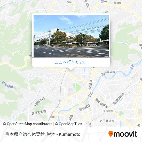熊本県立総合体育館地図