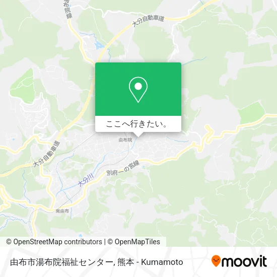 由布市湯布院福祉センター地図