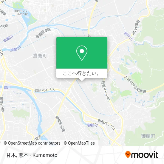 甘木地図