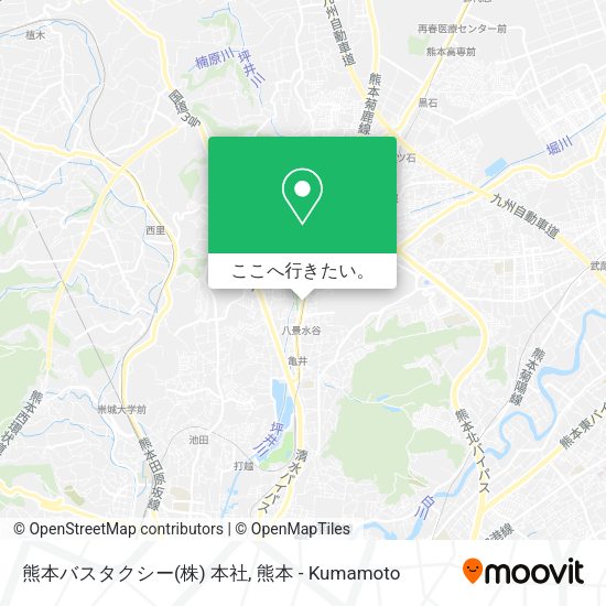 熊本バスタクシー(株) 本社地図