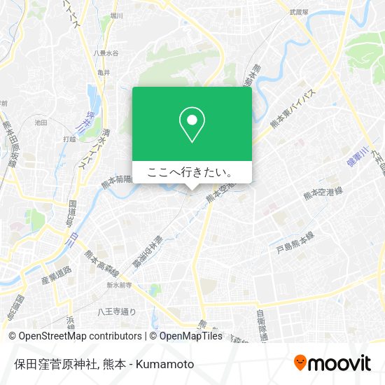 保田窪菅原神社地図