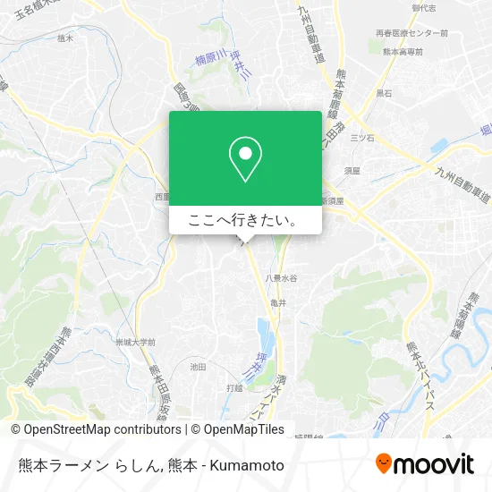 熊本ラーメン らしん地図