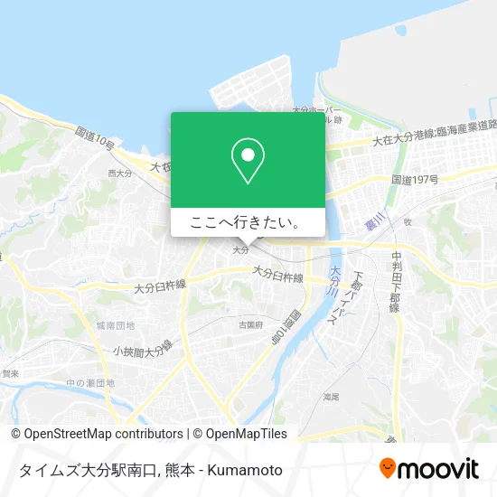 タイムズ大分駅南口地図