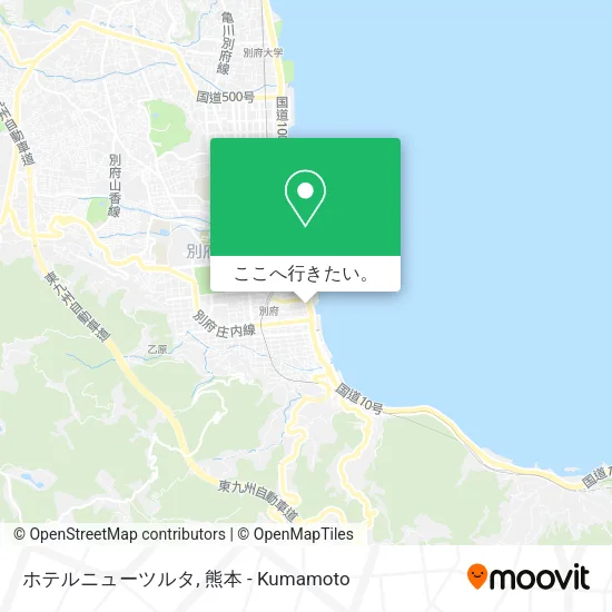 ホテルニューツルタ地図