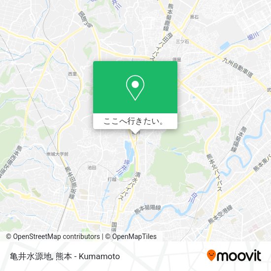 亀井水源地地図
