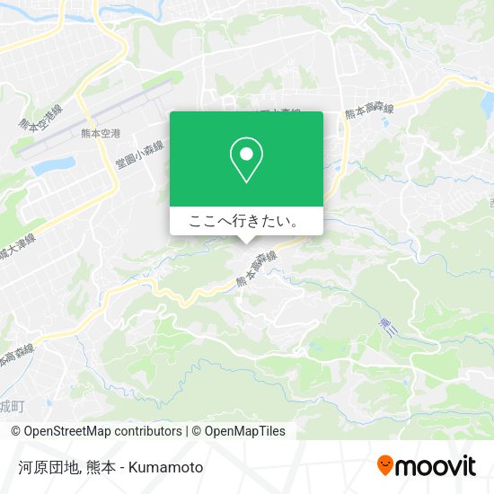 河原団地地図