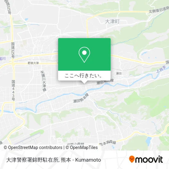 大津警察署錦野駐在所地図