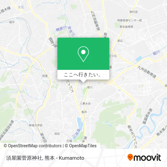 須屋園菅原神社地図