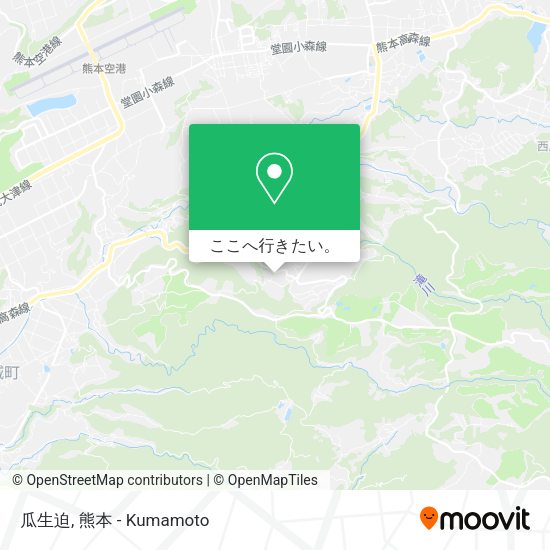 瓜生迫地図