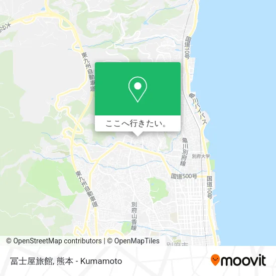 冨士屋旅館地図