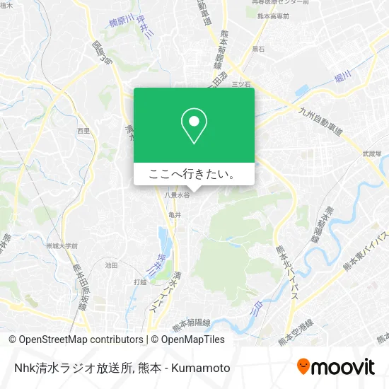 Nhk清水ラジオ放送所地図