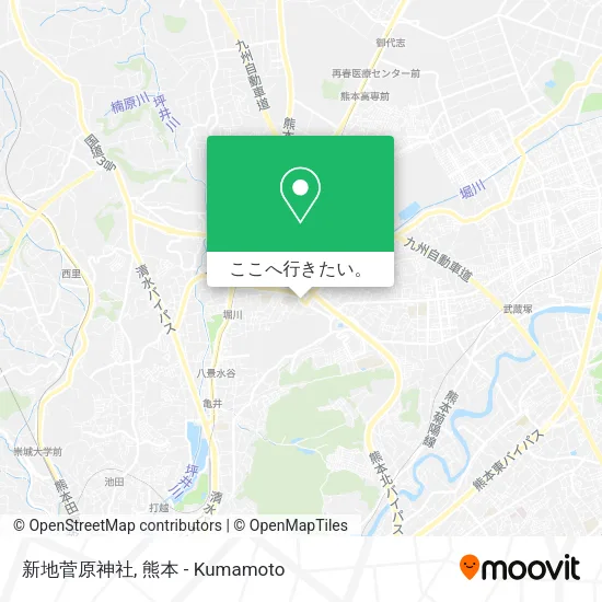 新地菅原神社地図