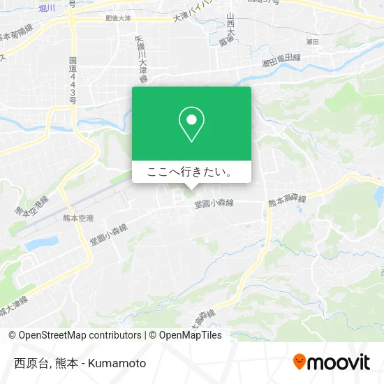 西原台地図