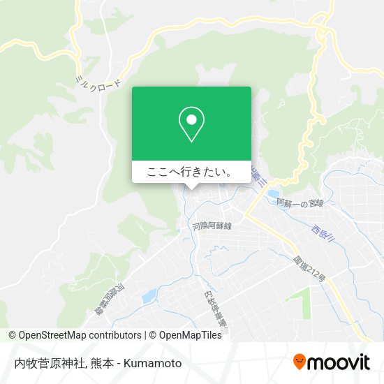 内牧菅原神社地図