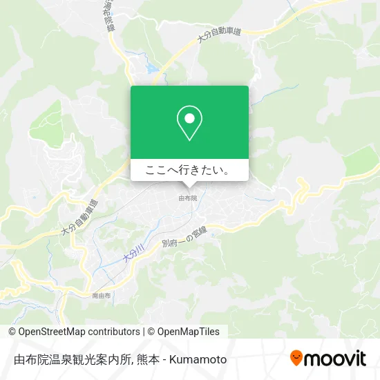 由布院温泉観光案内所地図