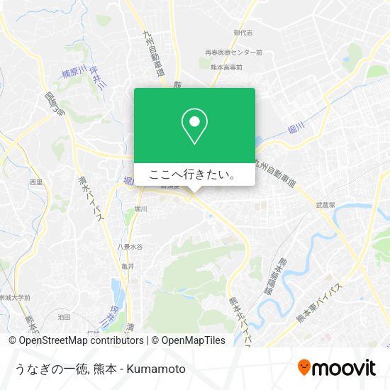 うなぎの一徳地図