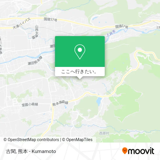 古閑地図