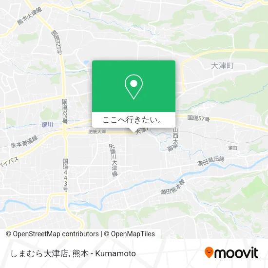 しまむら大津店地図