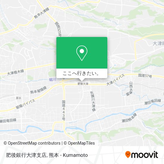 肥後銀行大津支店地図