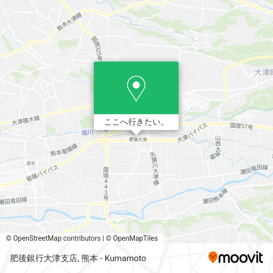 肥後銀行大津支店地図
