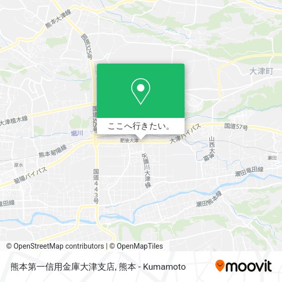 熊本第一信用金庫大津支店地図